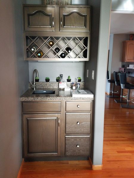 Wet Bar Painting in Marion, IA