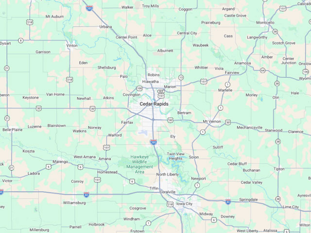 Service Area Map